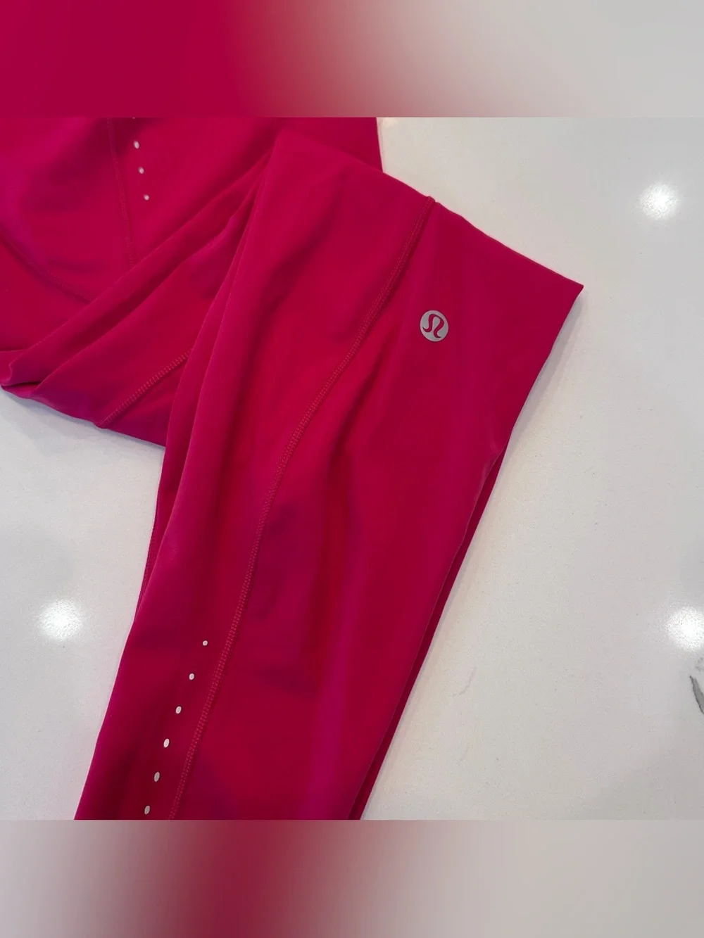 Lululemon Fast and Free High-Rise Tight 28” Pockets Sz 8 Mulberry Spark NWT